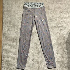 Nike pro leggings Kids Girls Medium running pants / workout pants
